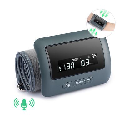 Voice Smart Bluetooth Tensiomètre Automatique Bras Supérieur Moniteur BP À Domicile