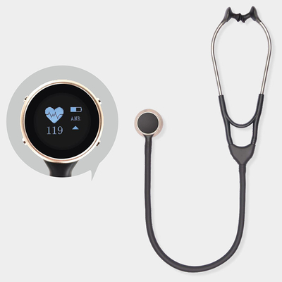 Stéthoscope intelligent de Digital Bluetooth d'enregistrement de pistes audios pour la surveillance précise