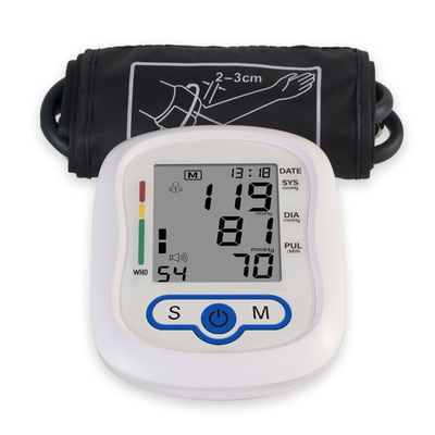 Type de bras de Digital pressurisation intelligente de Sphygmomanometer avec le reportage de voix