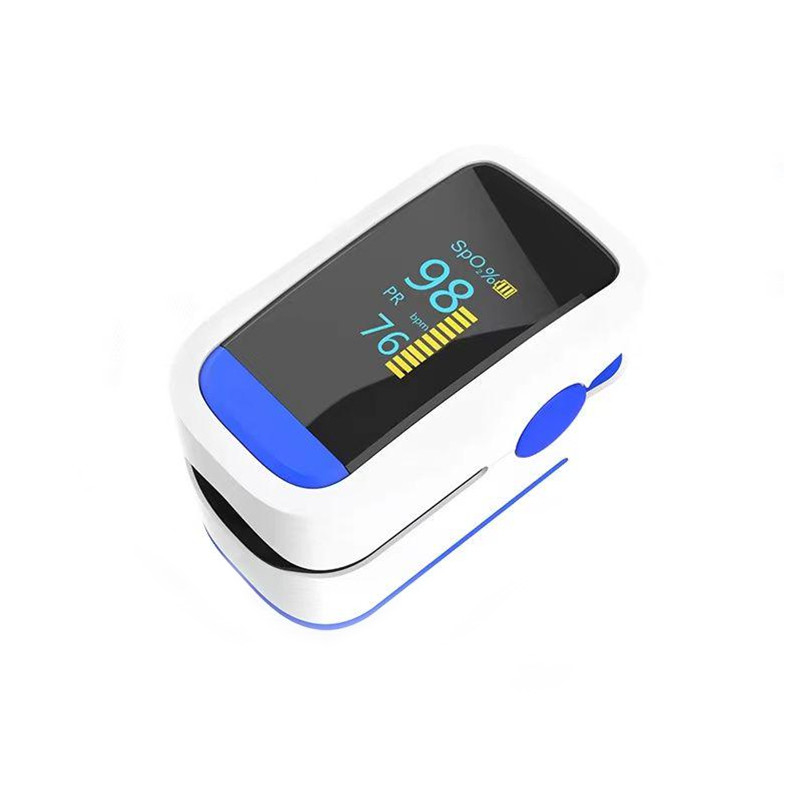 Écran rapide de la couleur OLED de la mesure quatre d'oxymètre d'impulsion d'agrafe de maladie de Raynaud bleue et